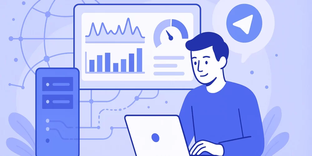 Как настроить мониторинг ресурсов на белорусском VPS с Netdata и Telegram-оповещениями