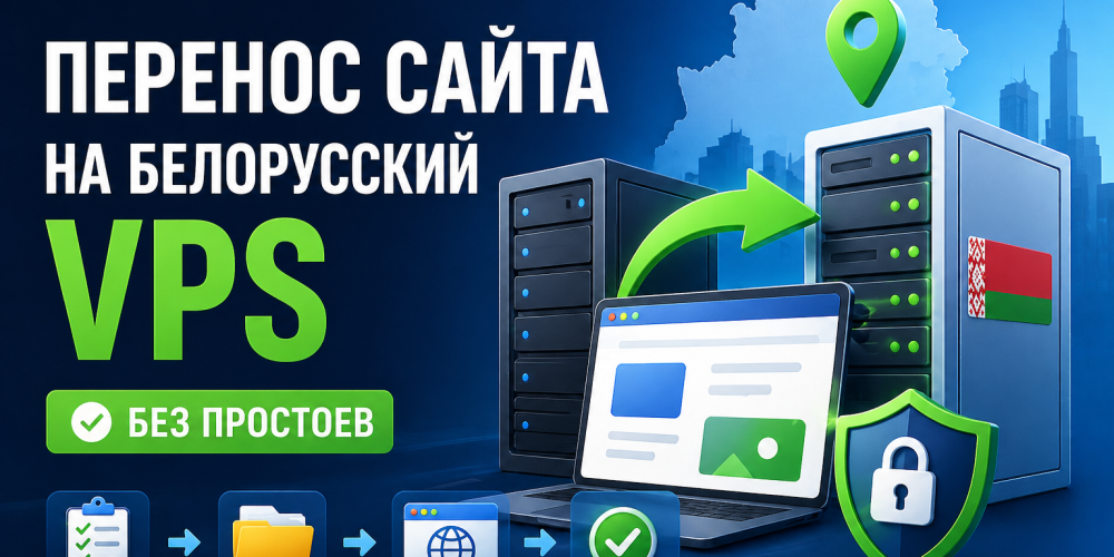 Как перенести сайт на белорусский VPS без простоев: полное руководство по миграции